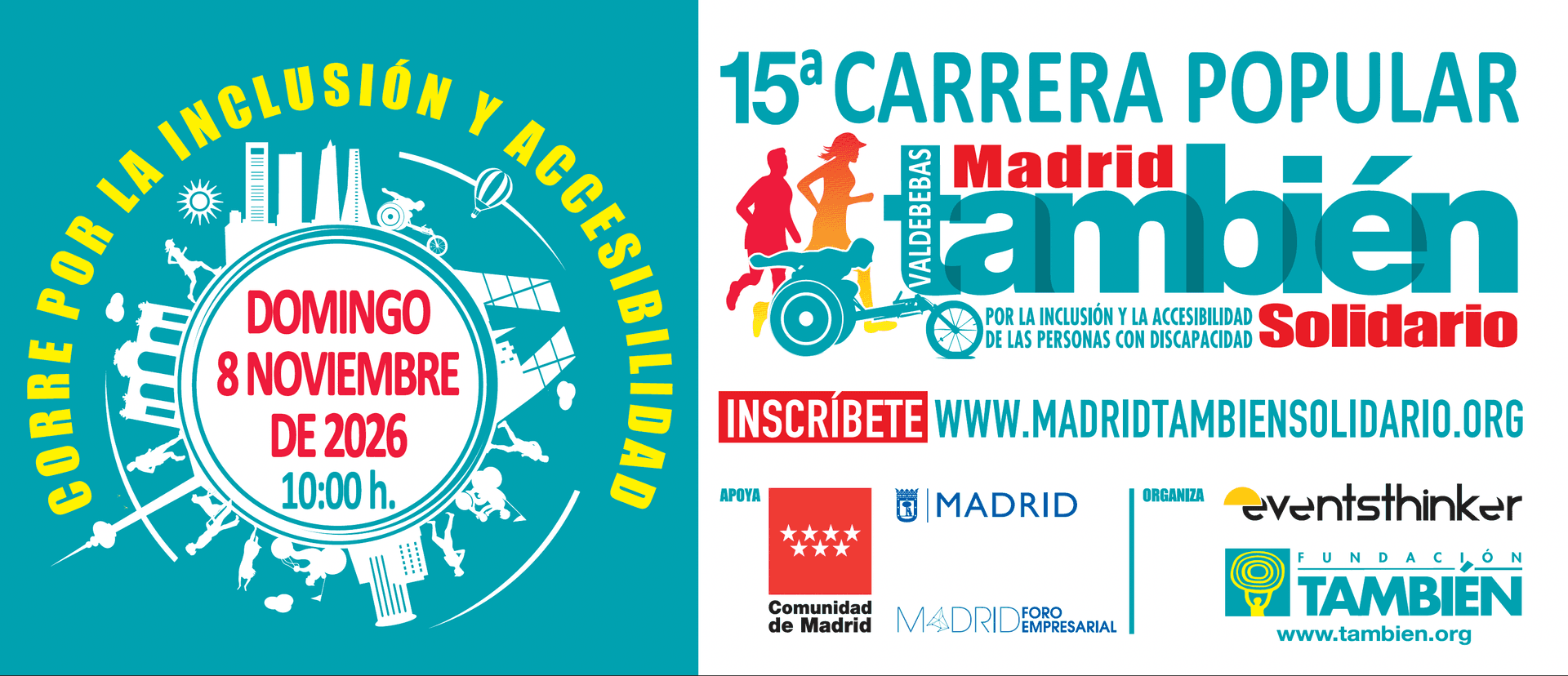 15ª Corrida Popular Madrid Também Solidário