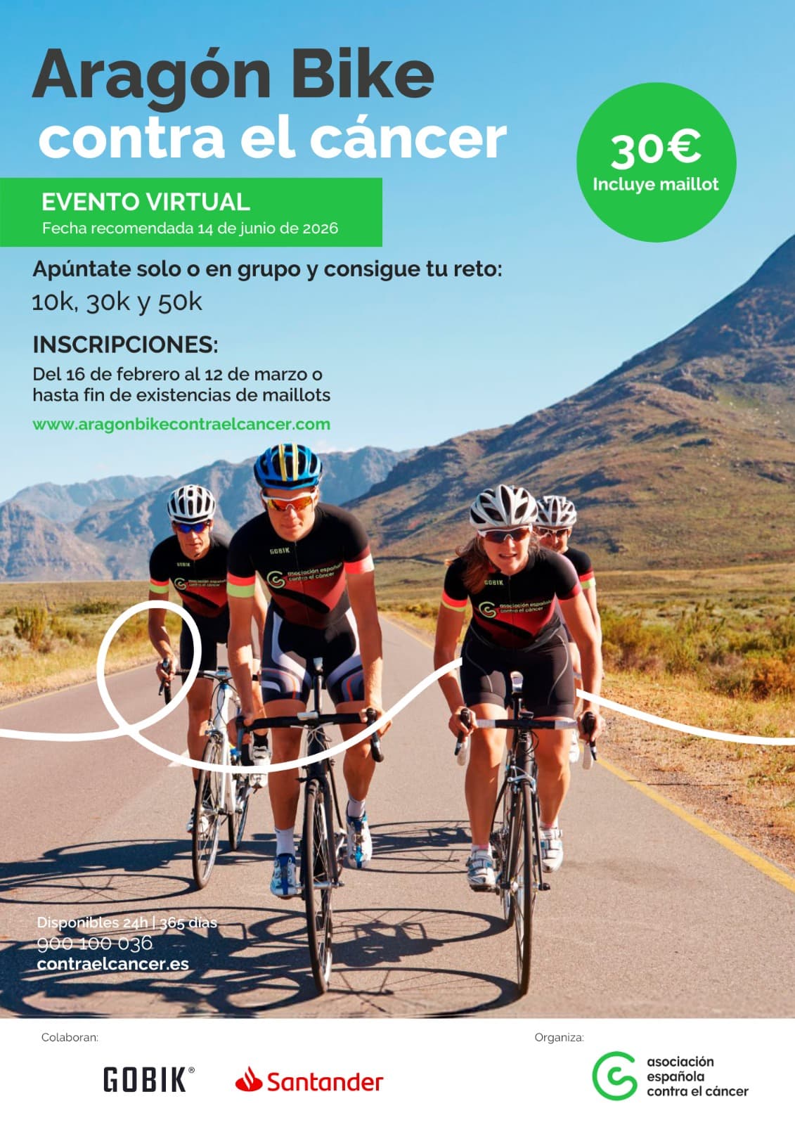 ARAGÓN BIKE CONTRA O CANCRO 2026