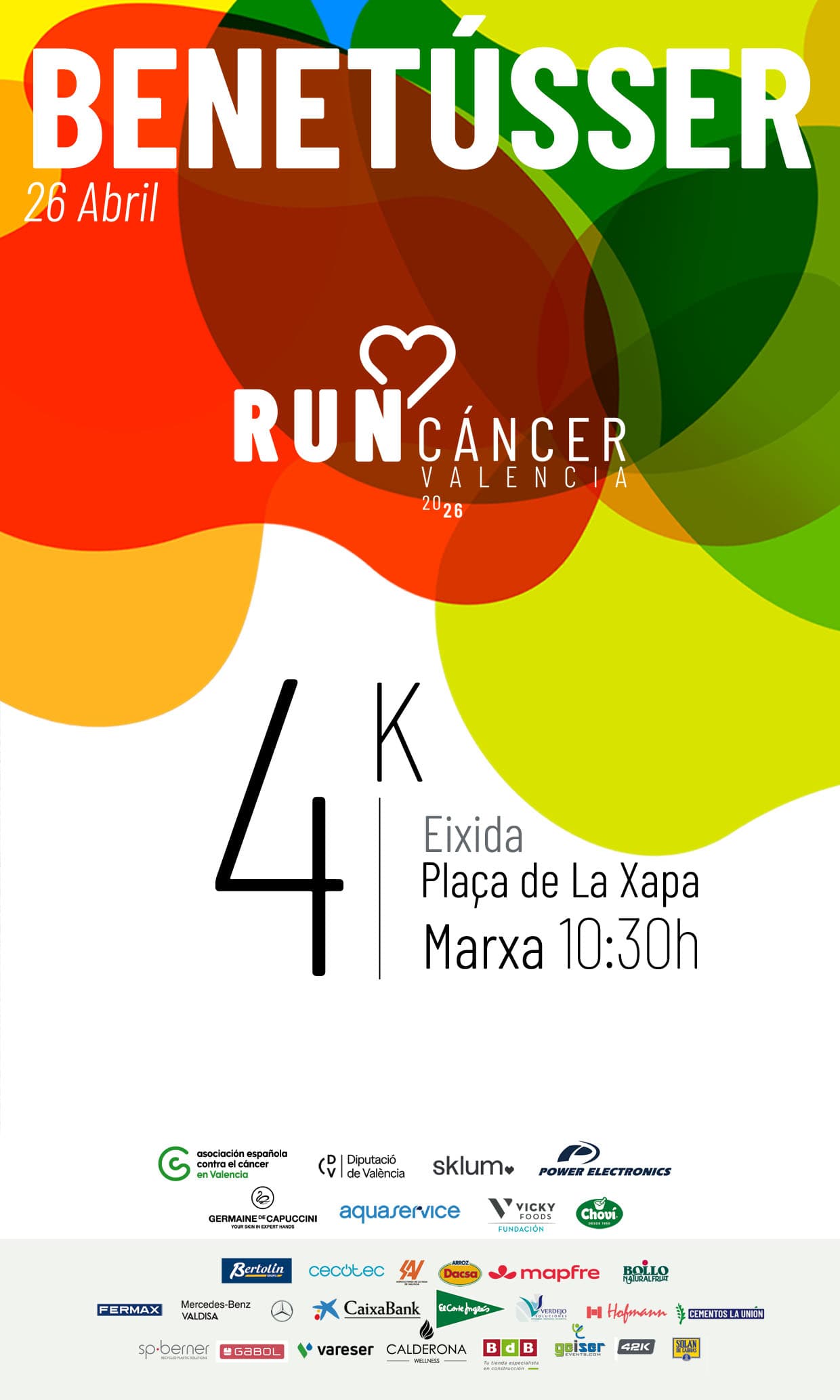 Benetússer Contra o Cancro 2026