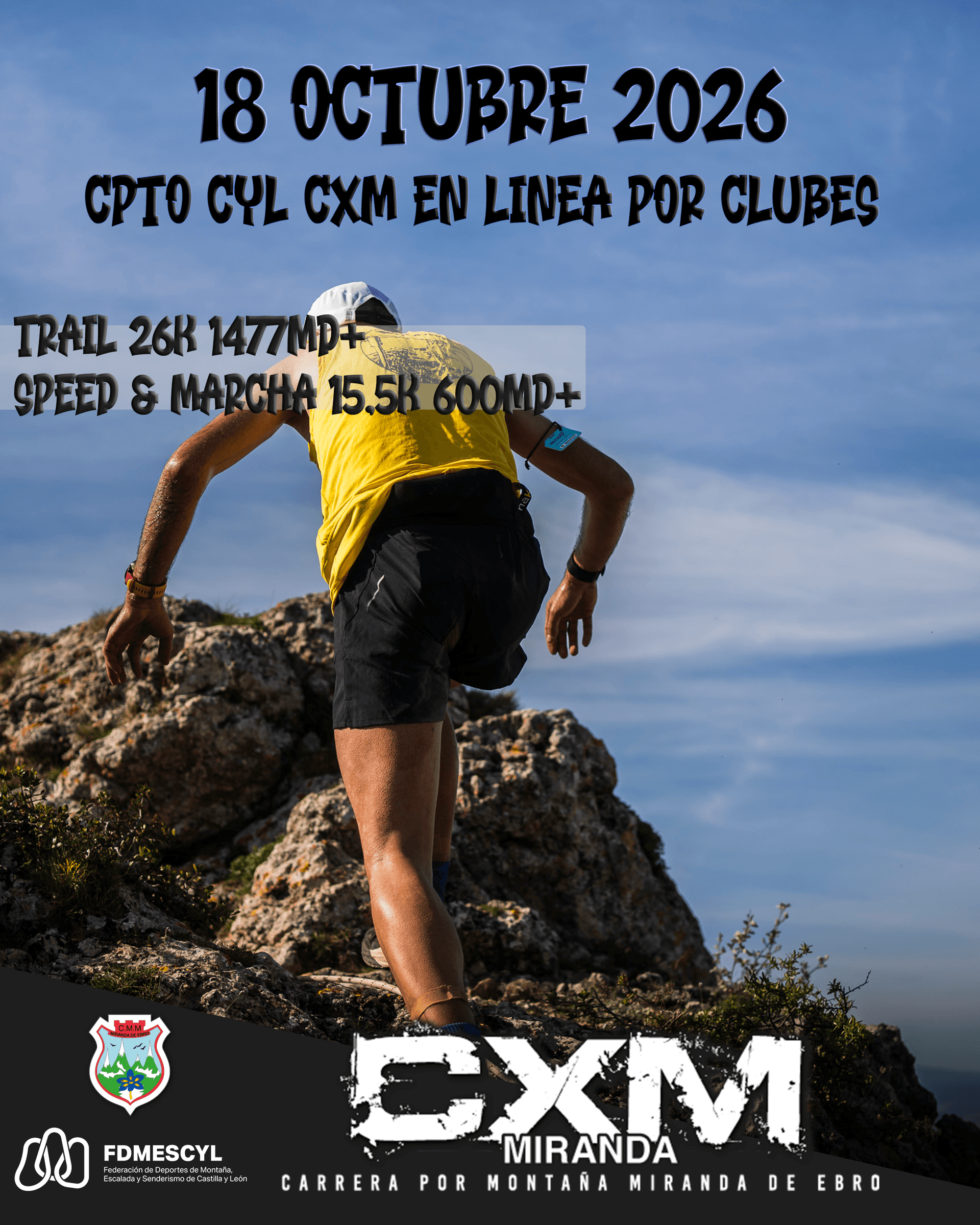 Campeonato de Castilla y León de Corridas por Montanha em Linha por Clubes – CXM Miranda de Ebro 2026