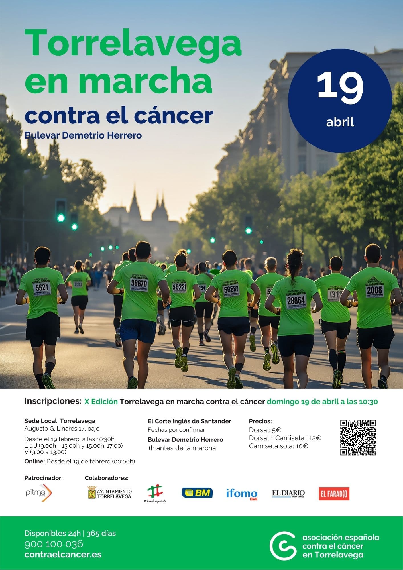 X Marcha Contra o Cancro Torrelavega 2026