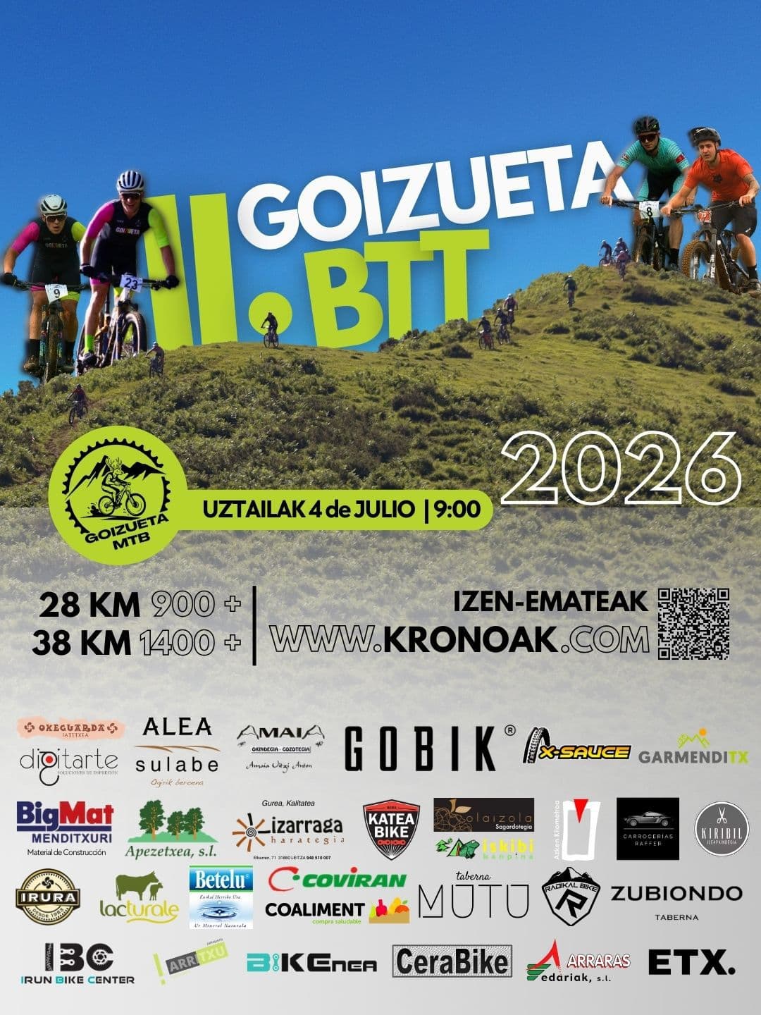 Goizuetako BTT Martxa 2026