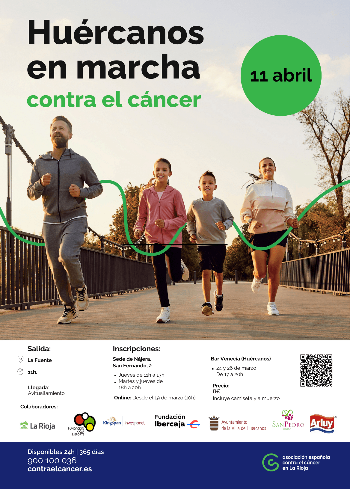 HUÉRCANOS EM MARCHA CONTRA O CANCRO 2026