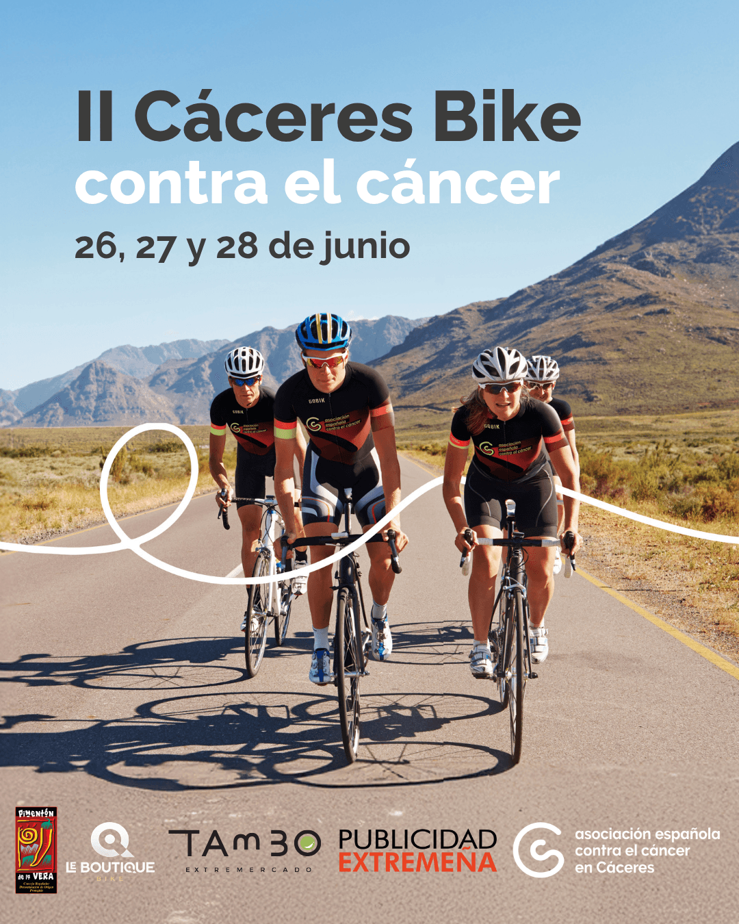 II Bike Cáceres Contra o Cancro 2026