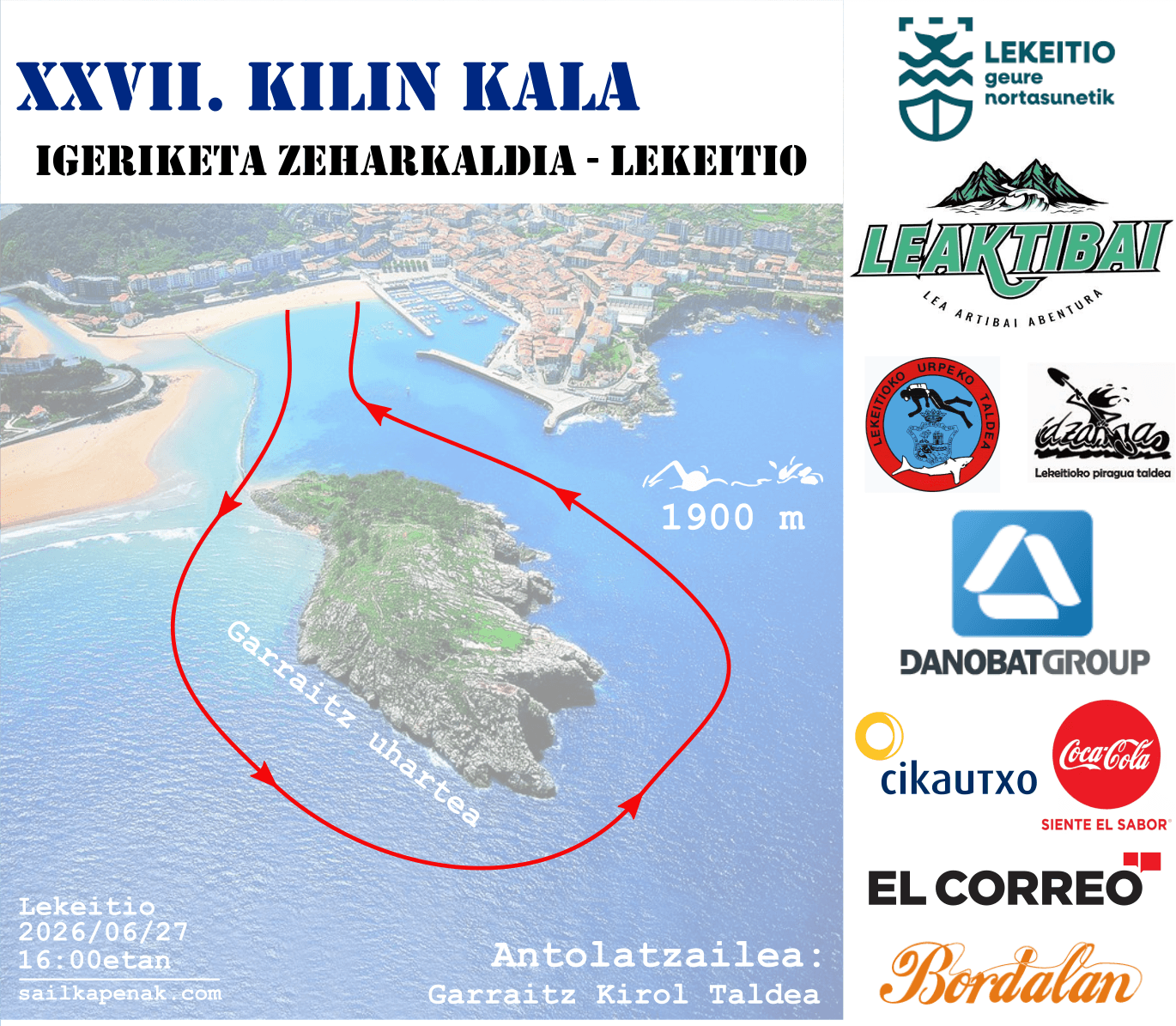 Lekeitioko XXVII. Kilin Kala Igeri Zeharkaldia