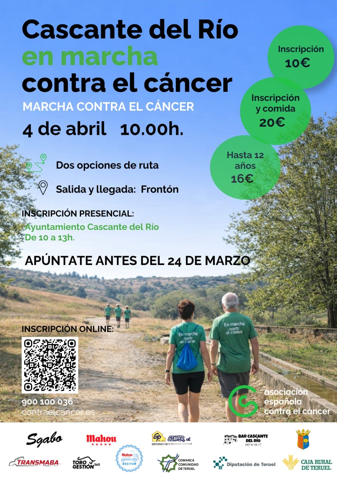 Marcha Contra o Cancro Cascante do Rio 2026