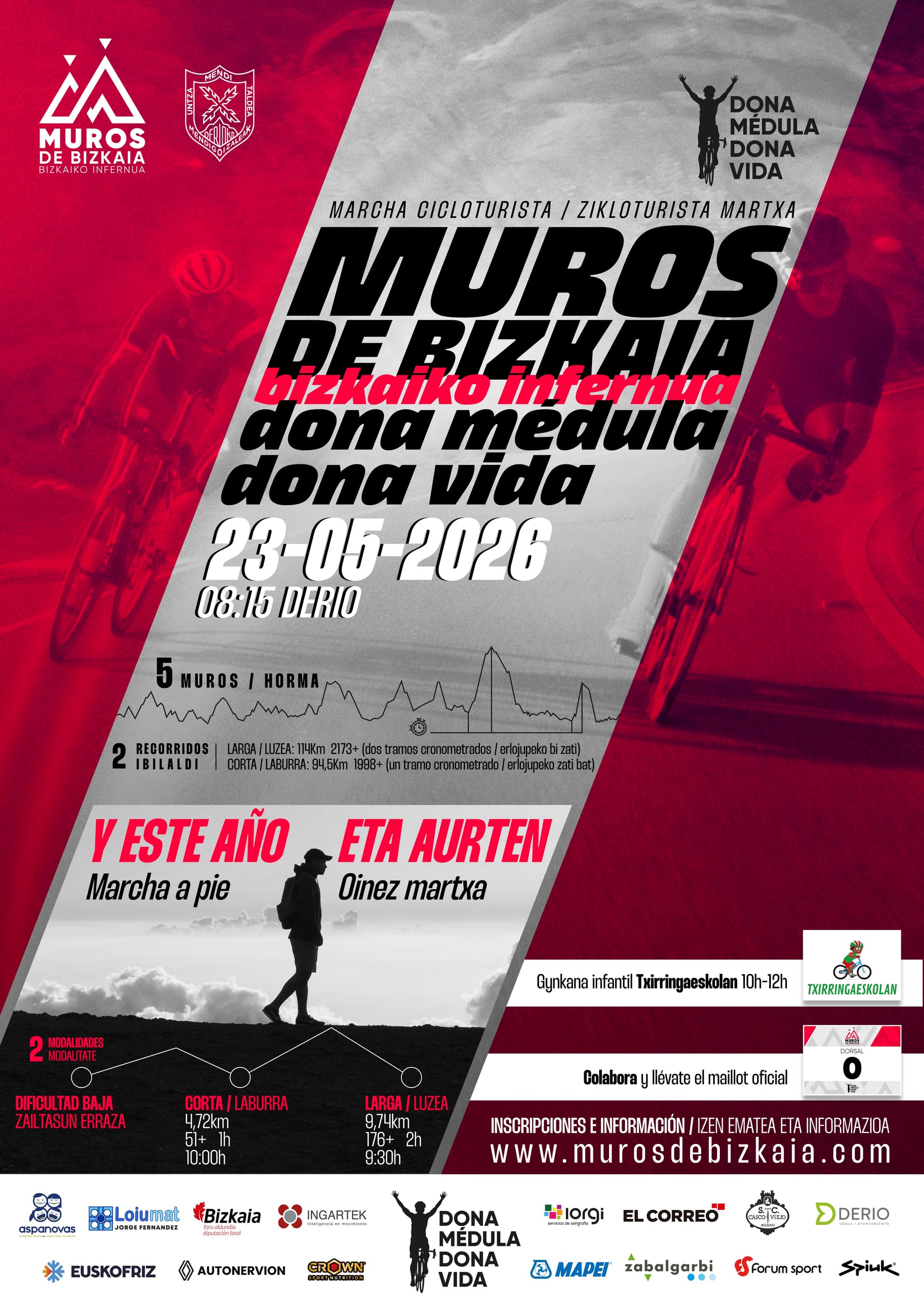 MUROS DE BIZKAIA - DONA MÉDULA DONA VIDA 2026