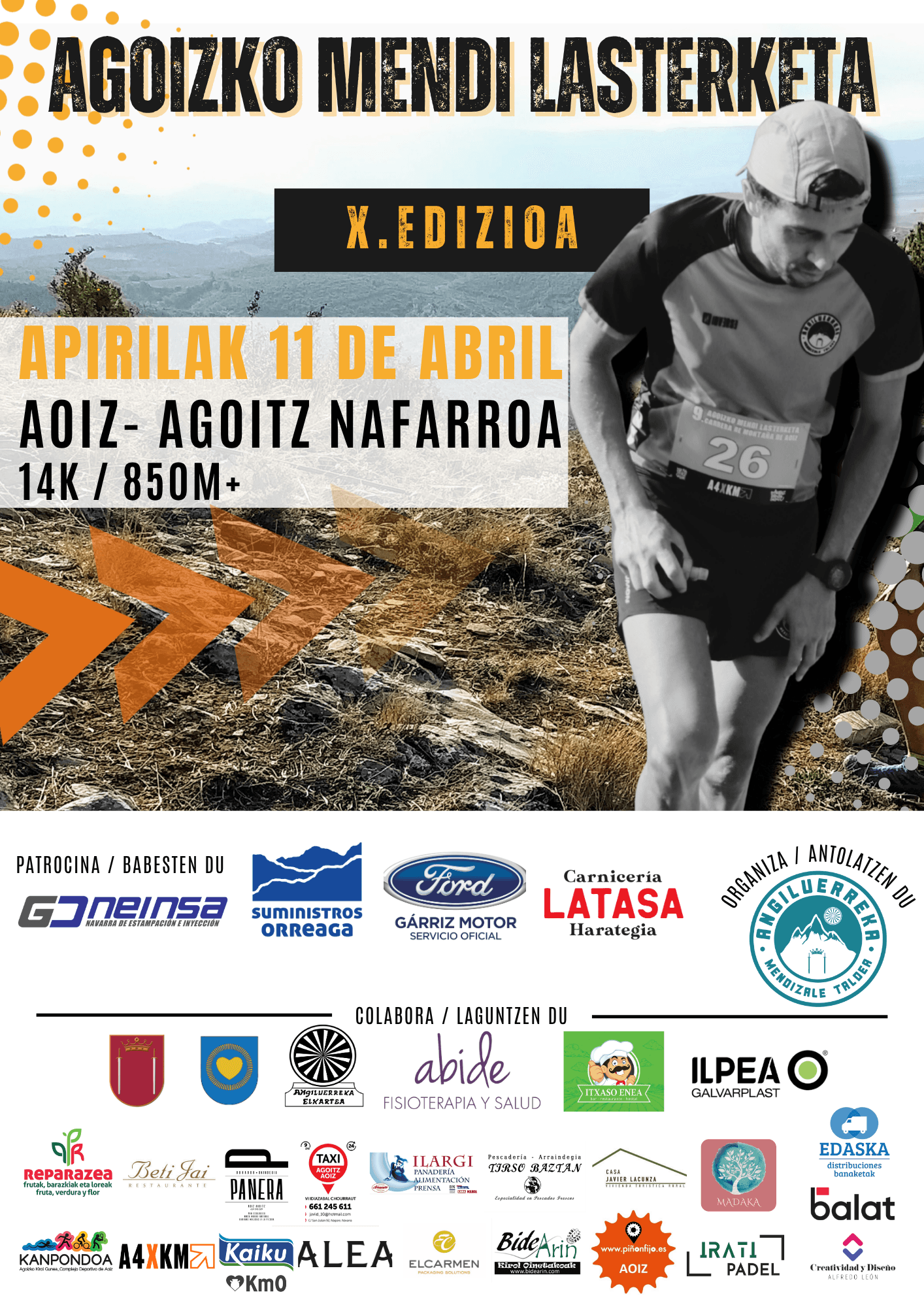X. Agoizko Mendi Lasterketa / Carrera de montaña de Aoiz