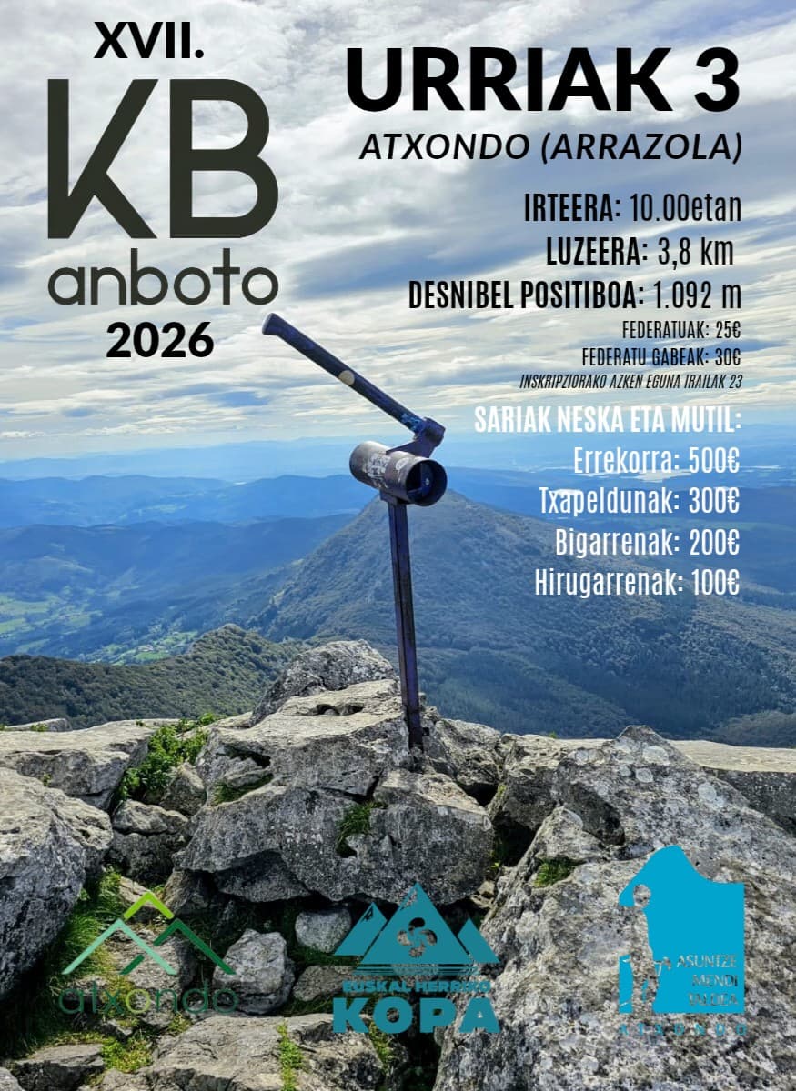 XVII. Anboto Kilometro Bertikala