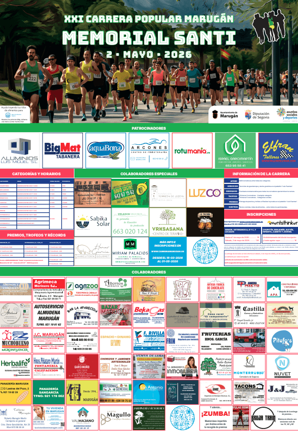 XXI Corrida Popular Memorial Santi - Marugán