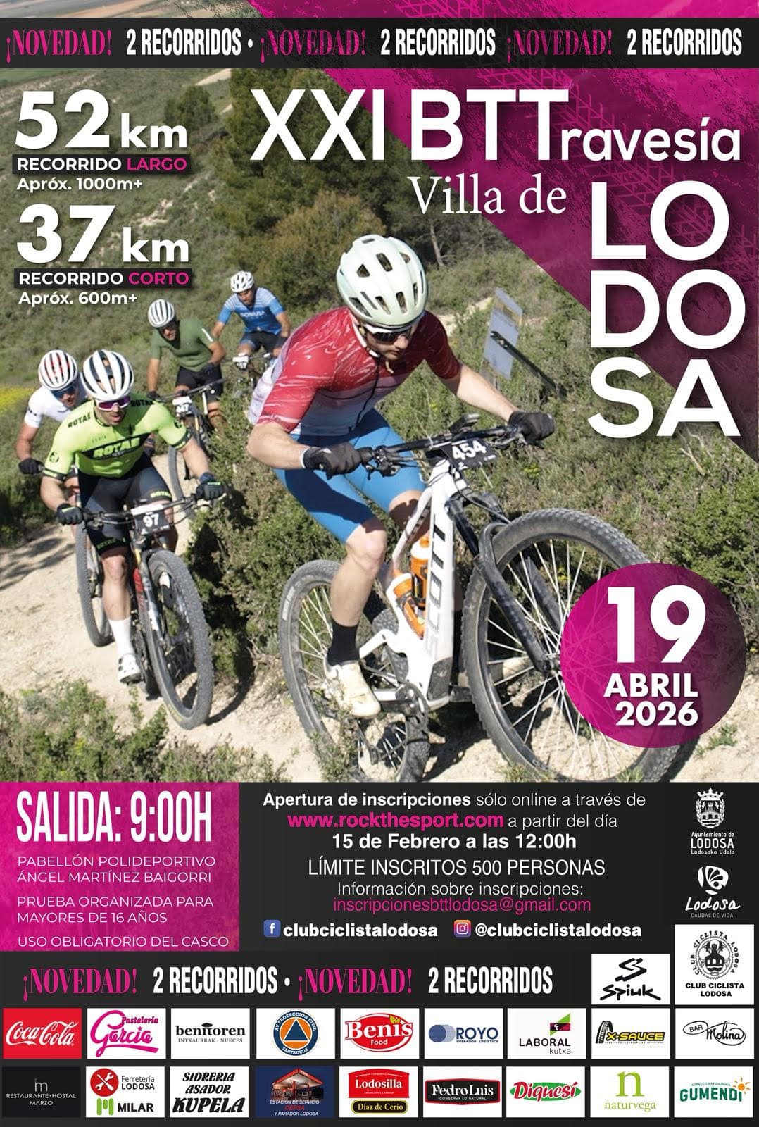 XXI Travessia BTT Vila de Lodosa 2026