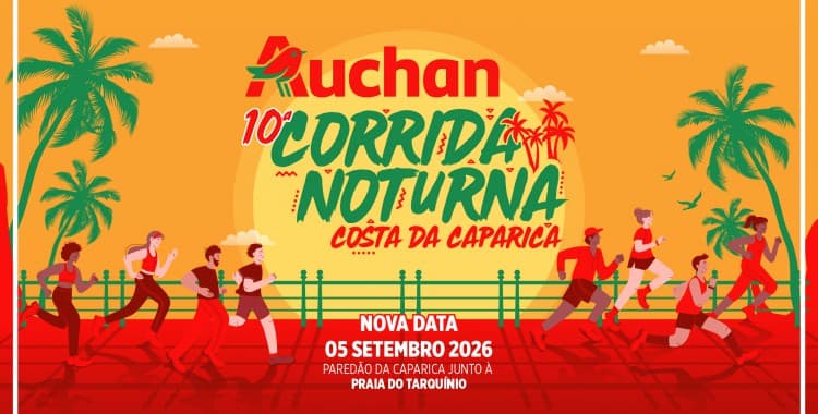 10ª edição da Auchan Corrida Noturna Costa de Caparica