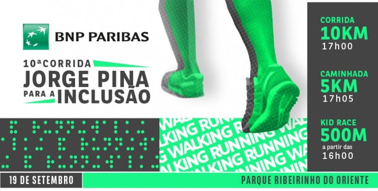 BNP Paribas Corrida Jorge Pina para a Inclusão 2026